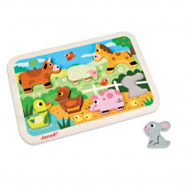 JND07055 - Farm Chunky Puzzle in Wooden Puzzles