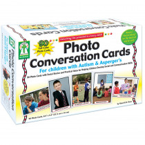 KE-845035 - Photo Conversation Cards For Children With Autism And Aspergers in Flash Cards
