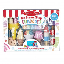 Ice Cream Shop Chalk Play Set - LCI30622 | Melissa & Doug | Chalk