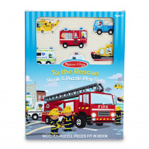 Book & Puzzle Play Set: To the Rescue - LCI31481 | Melissa & Doug | Wooden Puzzles