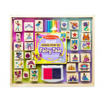 Deluxe Wooden Stamp Set - Fairy Tale - LCI31900 | Melissa & Doug | Stamps