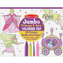 LCI4263 - Jumbo Coloring Pad Princess & Fairy in Art