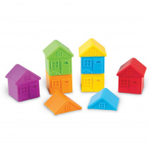 All About Me Sort & Match Houses, Set of 6 - LER3370 | Learning Resources | Sorting