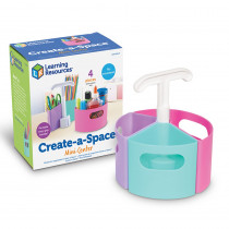 Create-A-Space Mini-Center Pastel - LER3810P | Learning Resources | Desk Accessories