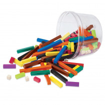 LER7513 - Cuisenaire Rods Small Group 155/Pk Plastic in Counting