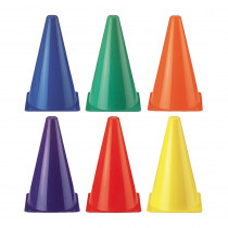 MASSC9S - Rainbow Cones Set Of 6 in Cones
