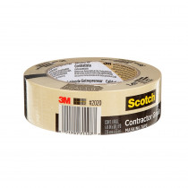 Contractor Grade Masking Tape, 1.41 in x 60.1 yd (36mm x 55m), 1 Roll - MMM202036AP | 3M Company | Tape & Tape Dispensers