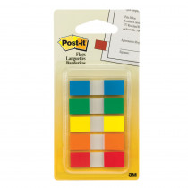 MMM6835CF - Flags Sm Portable .47X1.7 100Flg 5Clr Primary Colors in Post It & Self-stick Notes