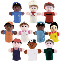 MTB469 - Community Helper Puppets Set Of 10 in Puppets & Puppet Theaters