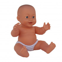 MTB856 - Large Vinyl Gender Neutral Asian Baby Doll in Dolls