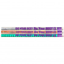 MUS1536D - Do Your Best On The Test 12Pk Motivational Fun Pencils in Pencils & Accessories