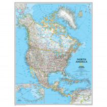 NGMRE00620148 - North America Wall Map 24 X 30 in Maps & Map Skills