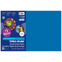 PAC103054 - Tru Ray 12 X 18 Blue 50 Sht Construction Paper in Construction Paper
