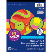 PAC104627 - Neon Construction Pad 9X12 in Construction Paper