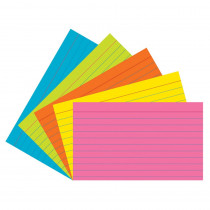 PAC1726 - Super Bright Index Cards 3X5 Ruled in Index Cards
