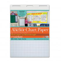 PAC3373 - Heavy Duty Anchor 24X32 1In Grid Ruled Chart Paper in Chart Tablets