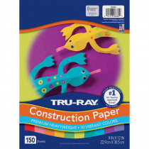 Tru-Ray Valentine Construction Paper in 3 Assorted Colors, 9 x 12, 150  Sheet Paper Pad