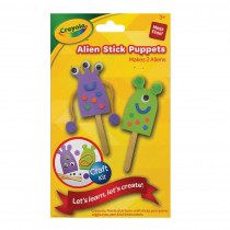 Alien Stick Puppets Kit - PACAC1000155CRA | Dixon Ticonderoga Co - Pacon | Art & Craft Kits