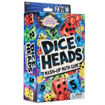 DiceHeads Math Game, Assorted Colors, Assorted Sizes, 79 Pieces - PACAC9312 | Dixon Ticonderoga Co - Pacon | Math