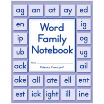 PC-3901 - Word Family Notebook Set Of 20 in Word Skills
