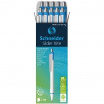 Slider Xite Environmental Retractable Ballpoint Pen, Green, Pack of 10 - PSY133204 | Rediform Inc | Pens