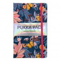 Bloom Softcover Notebook with Pocket - Blue - Pack 3 - PUK9491BLM | Pukka Pads Usa Corp | Note Books & Pads