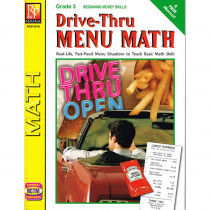 REM601A - Drive Thru Menu Math Beginning Money Skills in Money