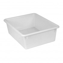Double Stowaway Tray Only, White - ROM13101 | Romanoff Products | Storage Containers