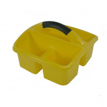 Deluxe Small Utility Caddy, Yellow - ROM26903 | Romanoff Products | Storage Containers