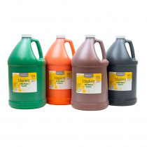 Little Masters Tempera Paint - 4 Gallon Kit, Orange, Green, Brown, Black - RPC882732 | Rock Paint Distributing Corp | Paint