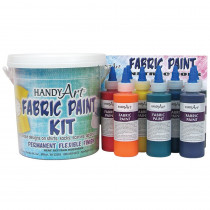 RPC885060 - Handy Art Fabric Paint Bucket Kit 9 - 4Oz Bottles in Paint