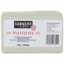 Plastilina Non-Hardening Modeling Clay, 2 lbs., Cream - SAR227600 | Sargent Art  Inc. | Clay & Clay Tools