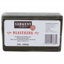 Plastilina Non-Hardening Modeling Clay, 2 lbs., Brown - SAR227688 | Sargent Art  Inc. | Clay & Clay Tools