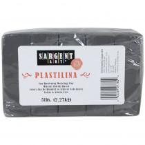 Plastilina Non-Hardening Modeling Clay, 5 lbs., Gray - SAR227784 | Sargent Art  Inc. | Clay & Clay Tools
