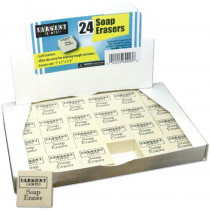 Soap Erasers, Pack of 24 - SAR360003 | Sargent Art  Inc. | Erasers
