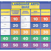 SC-541753 - Language Arts Class Quiz K-1 Pocket Chart Add Ons in Pocket Charts