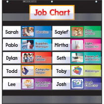 SC-583864 - Pocket Chart Class Jobs Black in Pocket Charts