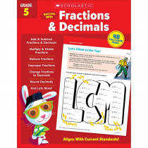 Success With Fractions & Decimals: Grade 5 - SC-735518 | Scholastic Teaching Resources | Fractions & Decimals