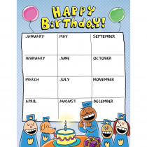 Dog Man Birthday Chart, 17 x 22" - SC-862620 | Scholastic Teaching Resources | Classroom Theme"