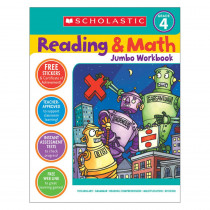 Reading & Math Jumbo Workbook: Grade 4 - SC-978603 | Scholastic Teaching Resources | Activity Books