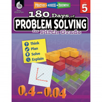 SEP51617 - 180 Day Problem Solving Gr5 Workbk in Books
