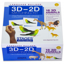 SLM008 - Lang Build 3D�2D Match Kit Animals in Activities