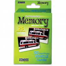 SLM228 - Vehicles Photographic Memory Matching Game in Games