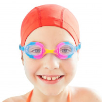 Colorful Kids Goggles with Case, Cotton Candy