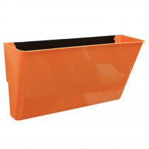Letter-Size Magnetic Wall Pocket, Orange - STX70259U06C | Storex Industries | Storage