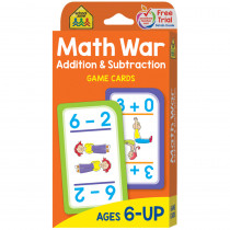 SZP05016 - Math War Addition & Subtraction Game Cards in Card Games