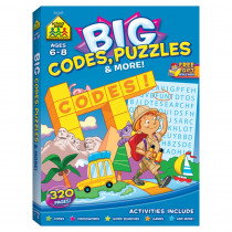 SZP06349 - Big Workbook Alphabet Codes Puzzles & More in Art Activity Books
