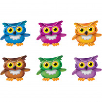 T-10875 - Bright Owls Mini Accents Variety Pk Decorations in Accents
