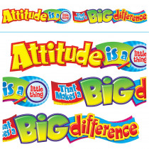 T-25044 - Attitude Is A Little Thing 10Ft Horizontal Banner in Banners
