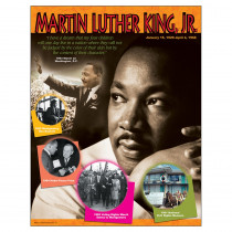 T-38099 - Chart Martin Luther King Jr Gr 4-8 17 X 22 in Social Studies
